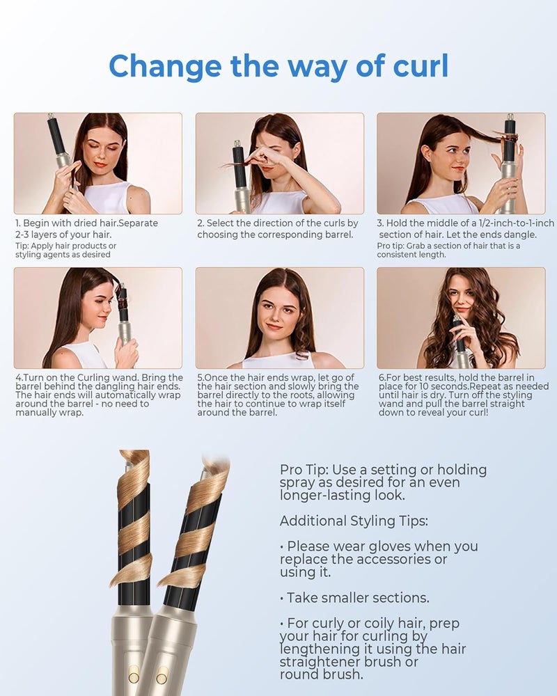 OKWRAP 6 in ONE Blow Dryer Brush100-120V - Image 3